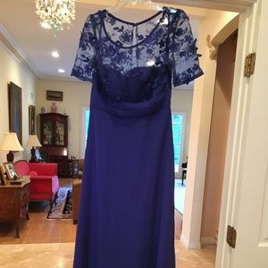 Royal Blue Evening Gown